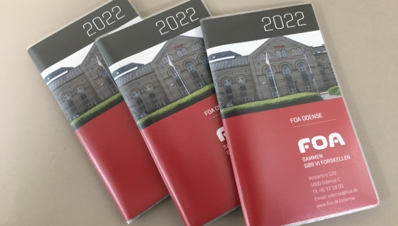 3 lommebøger 2022 fra FOA Odense